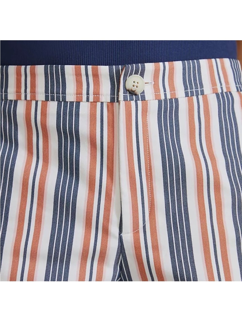 Anthropologie Low-Rise Striped Flare Pants Size 6 excellent - Picture 13 of 13